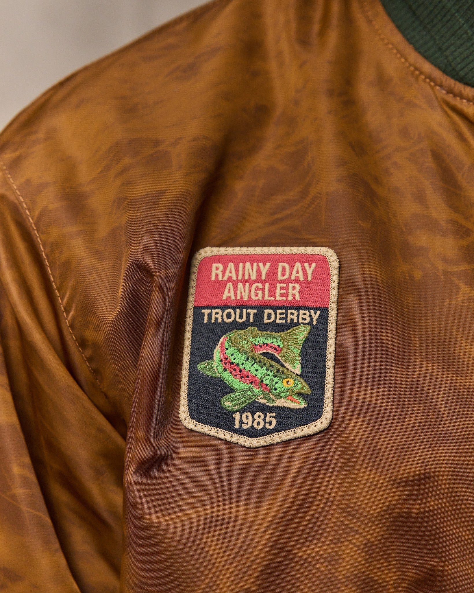 Embroidered Montlake Jacket "Whiskey"