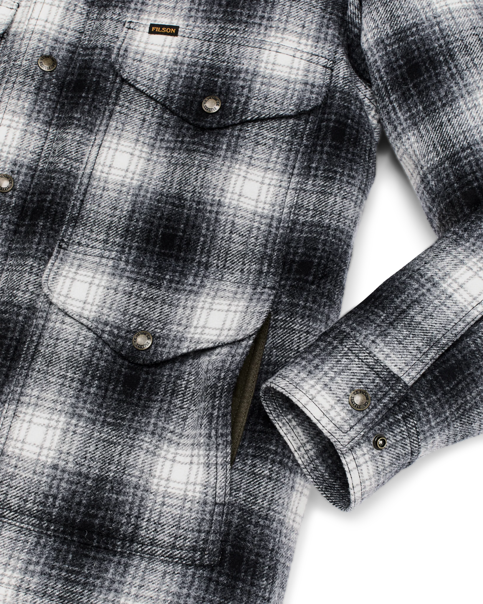 Spokane Insulated Cruiser Jacket "Charcoal Ombre"