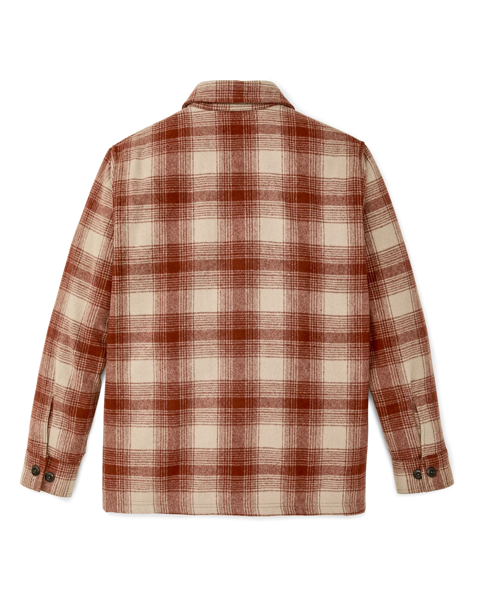 Wool Jac-Shirt "Brick Multi-plaid"