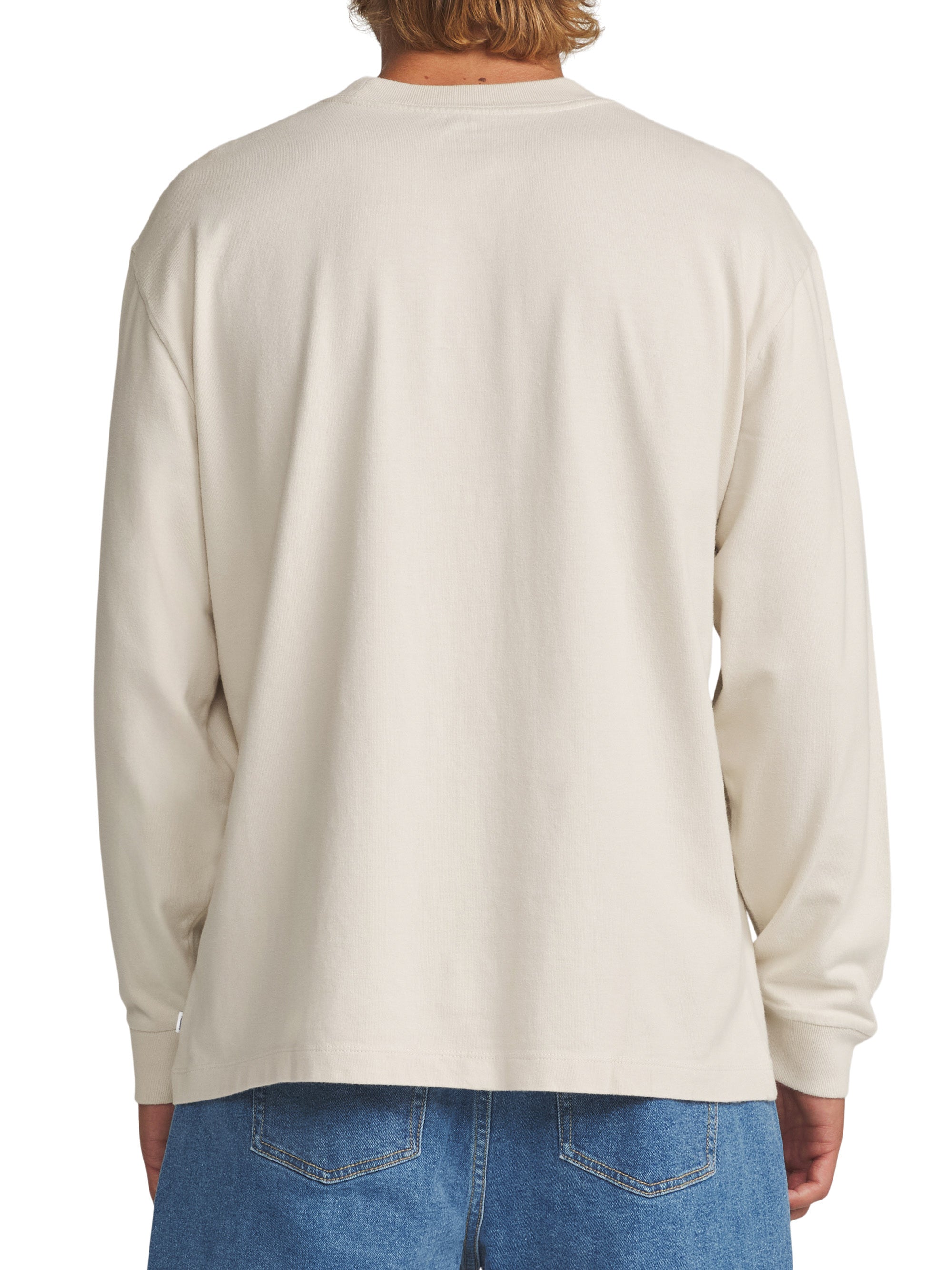 Box Fit LS Tee "Vintage White"