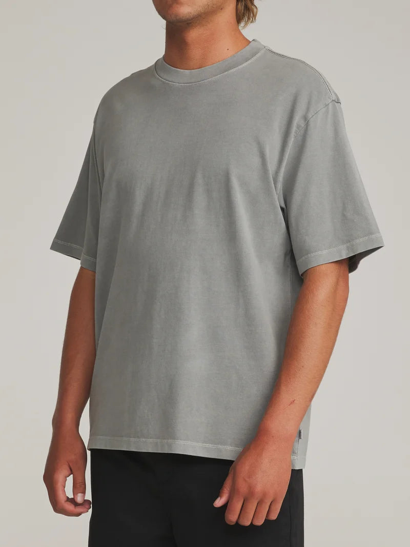 Box Fit Heritage Tee "Grey Vintage Wash"