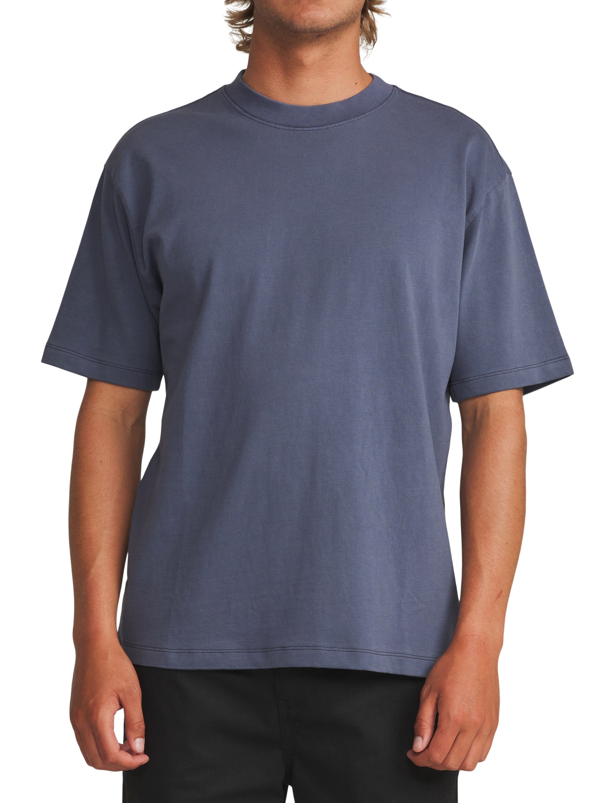 Box Fit Heritage Tee "Washed Vintage Blue"