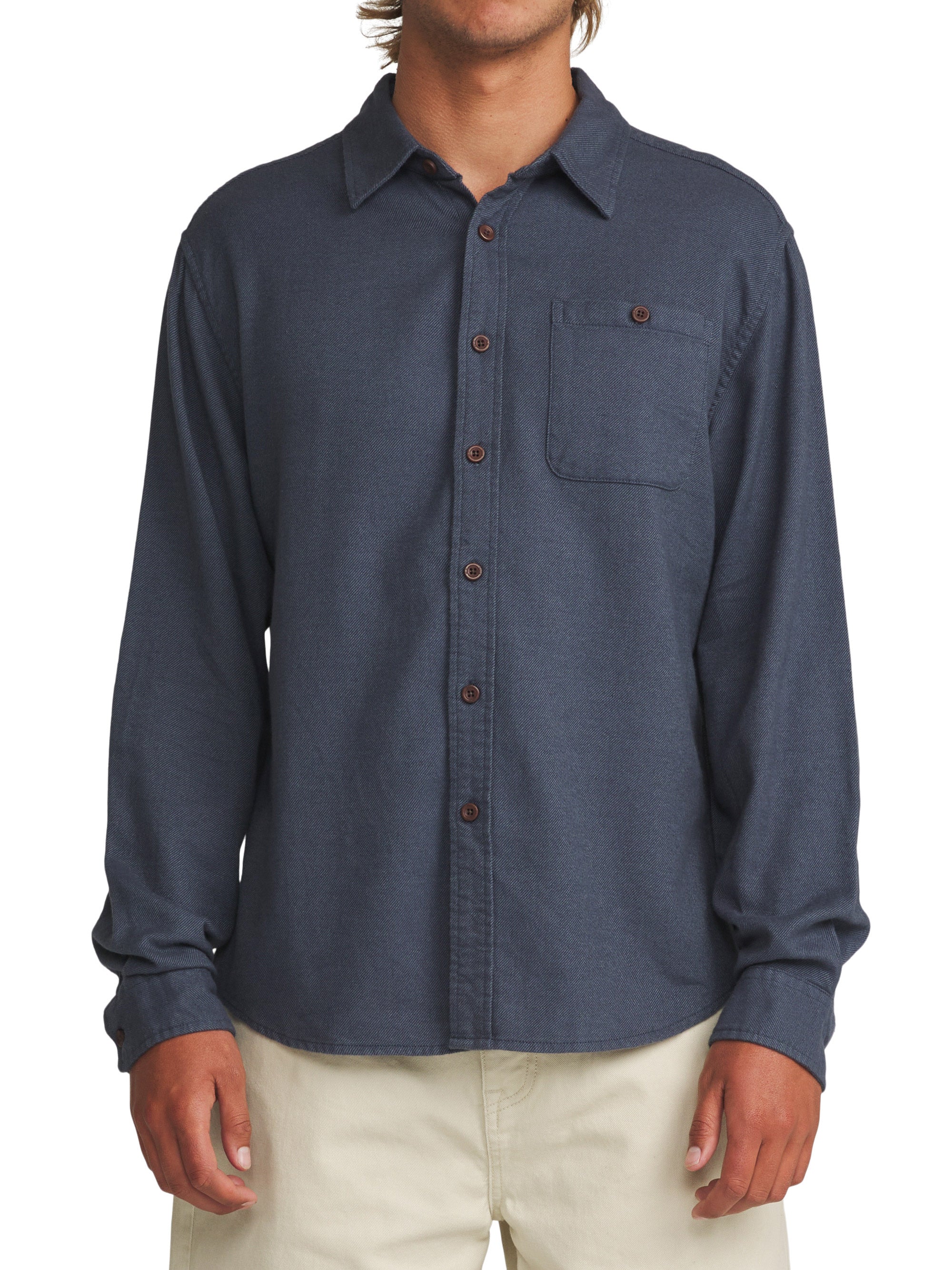 Twiller Flannel "Tempest Blue"