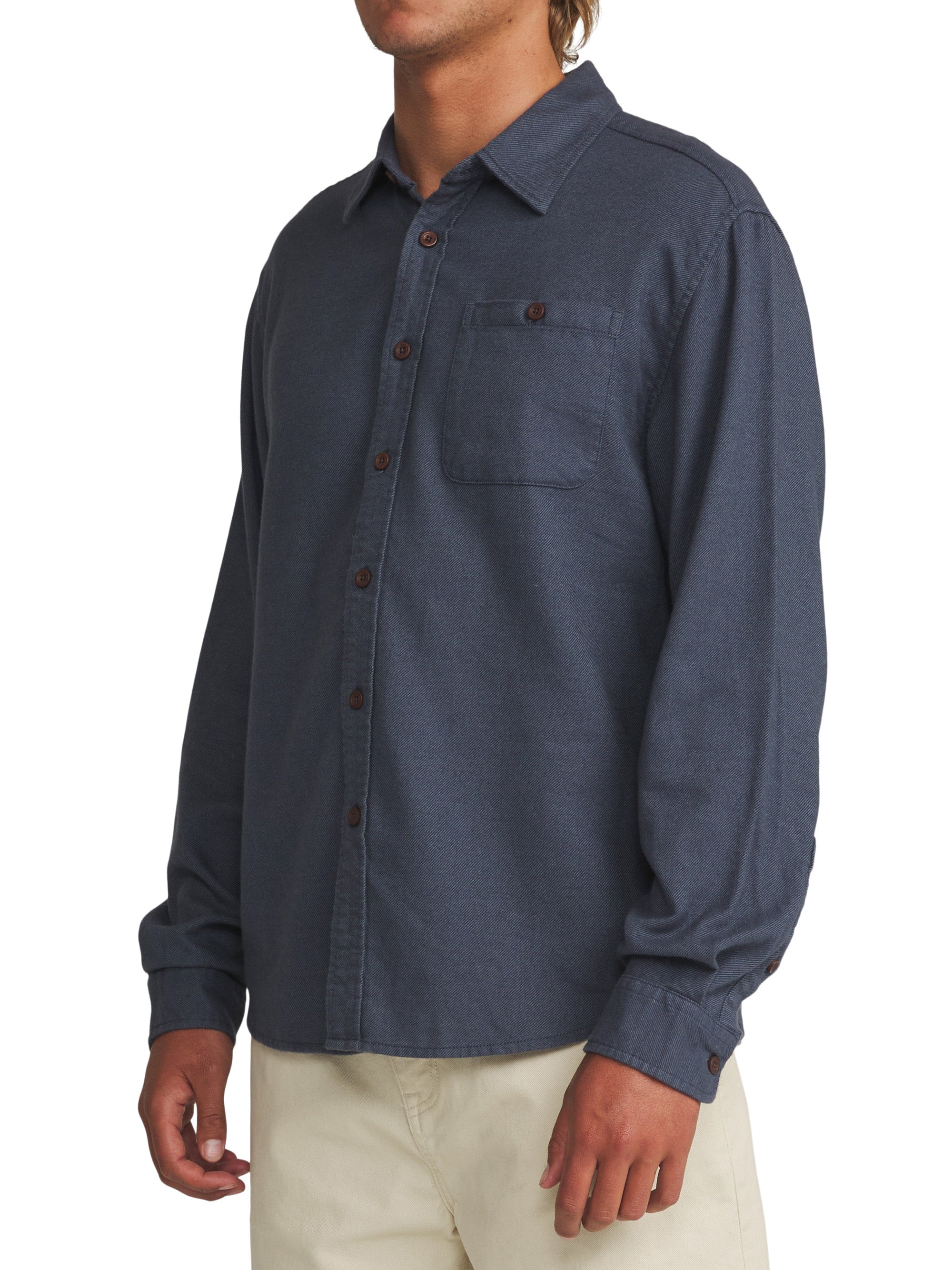 Twiller Flannel "Tempest Blue"