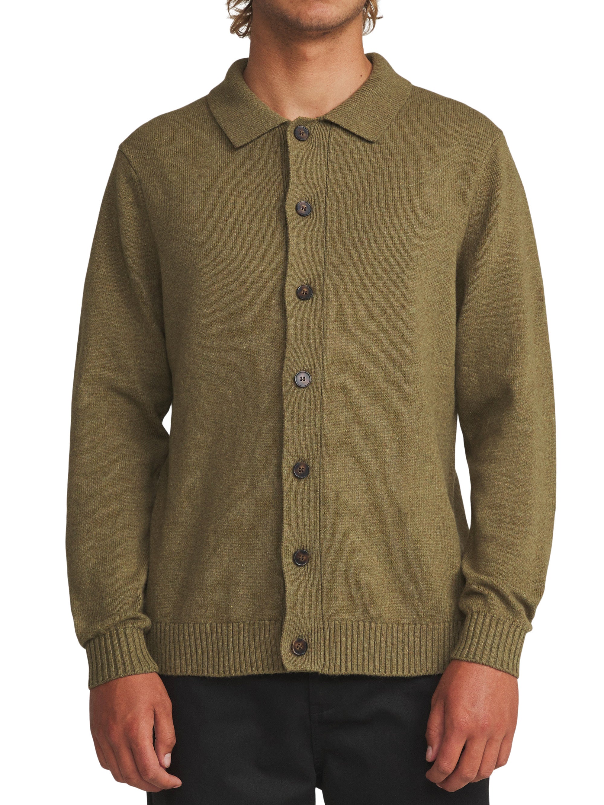 Conor Sweater "Heather Olive"