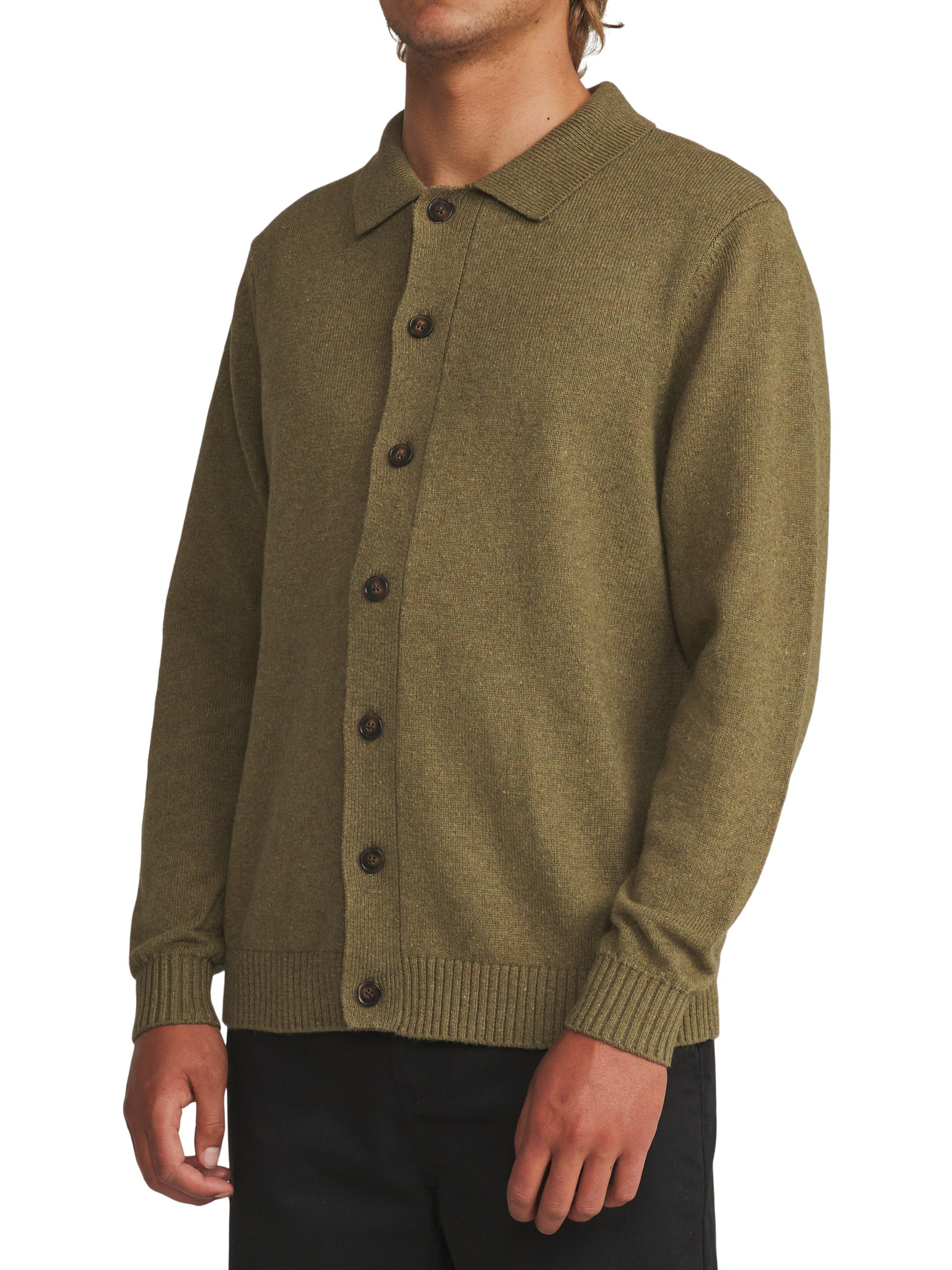 Conor Sweater "Heather Olive"