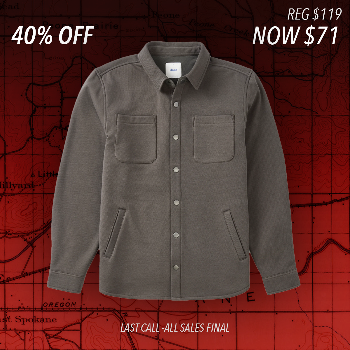 Harold Fleece Jacket "Lead"