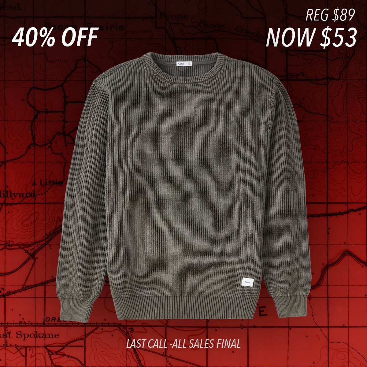 Swell Sweater "Lead"