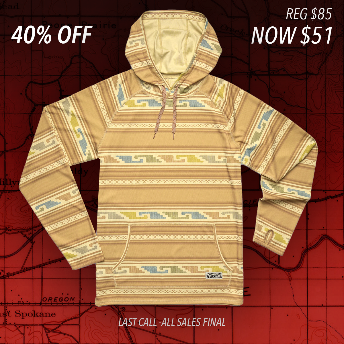 Loggerhead Hoodie "Temple Tracks"