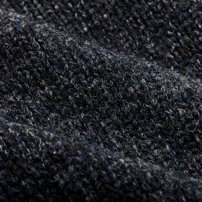 Heritage 3-Gauge Wool Sweater "Slate / Navy Melange"