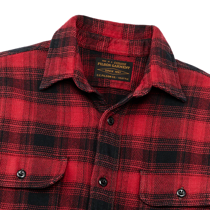Vintage Flannel Work Shirt "RedOakOm"