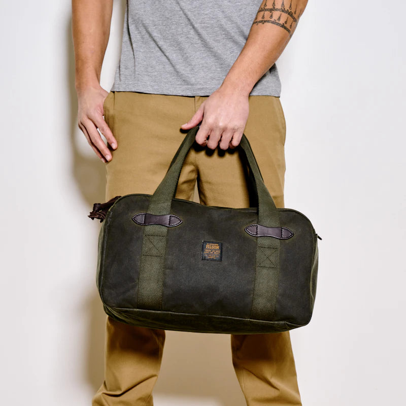 Small Tin Cloth Duffle "Otter Green"