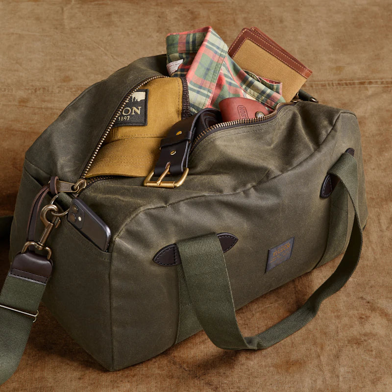 Small Tin Cloth Duffle "Otter Green"