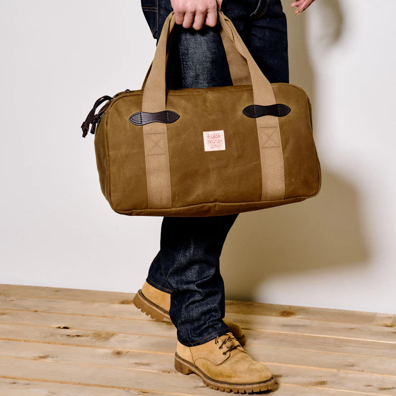 Small Tin Cloth Duffle "Dark Tan"