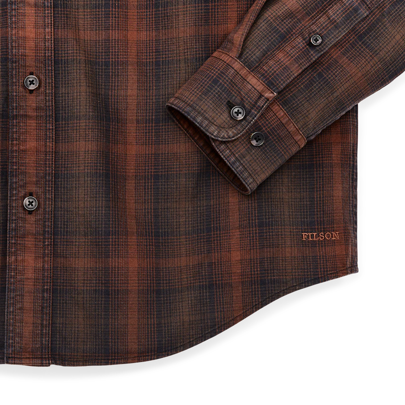 Lightweight Alaskan Guide Shirt "Rust/Brown/Blue Ombre"