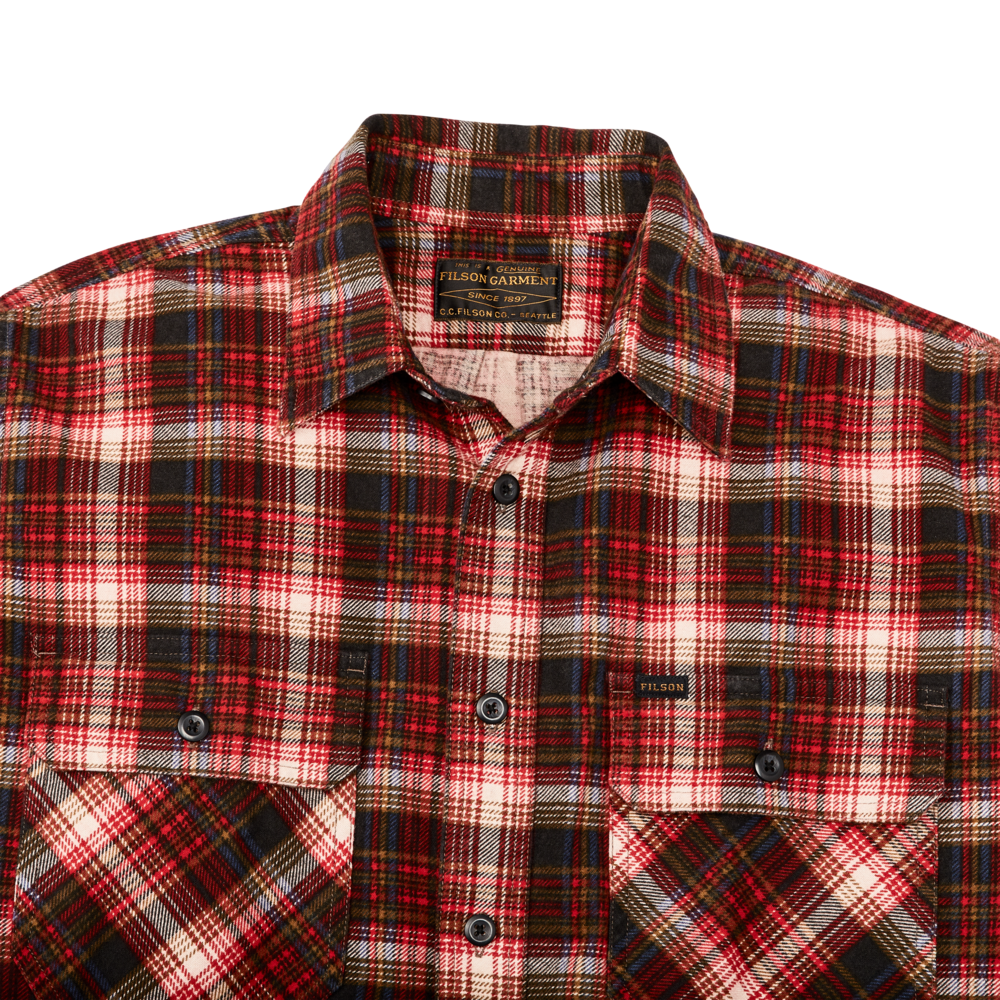 Field Flannel Shirt "FdBlkBrnz"