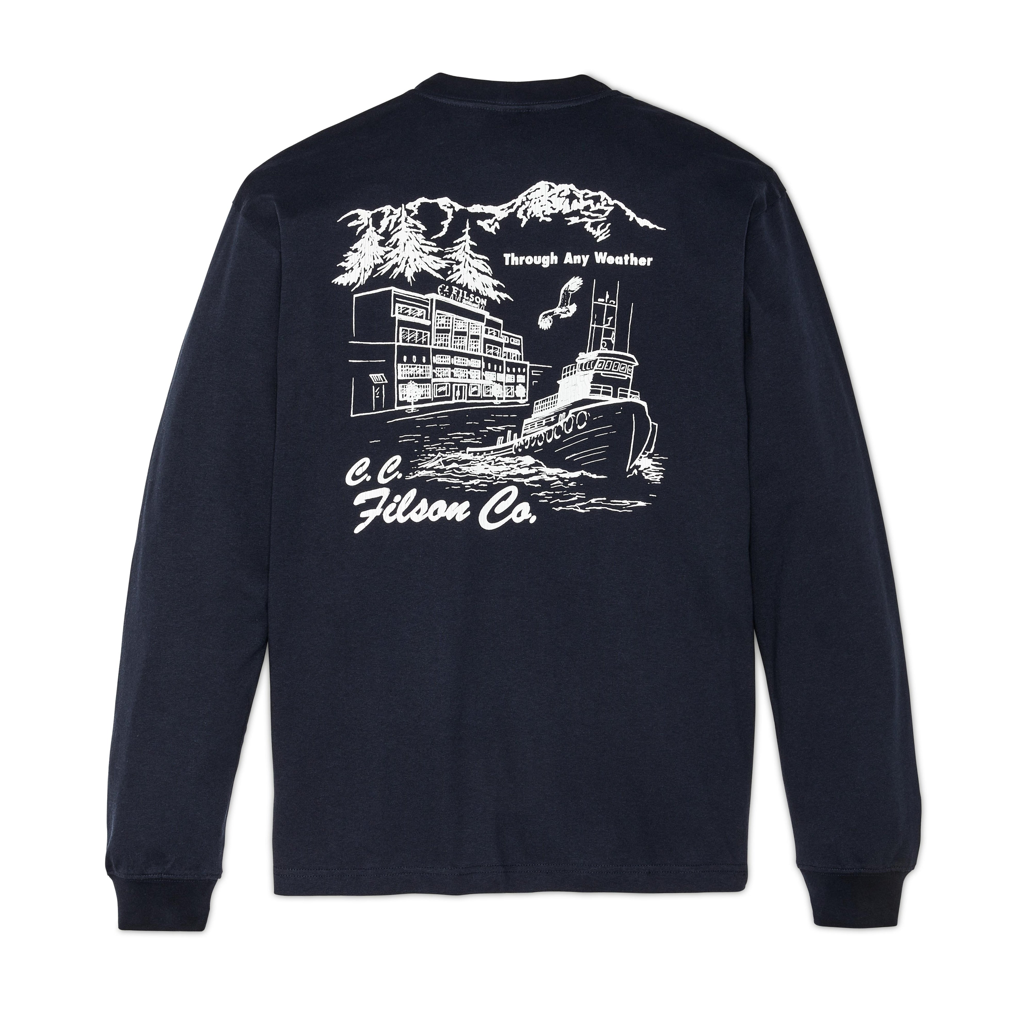 Frontier Long Sleeve Tee "Navy/NW"