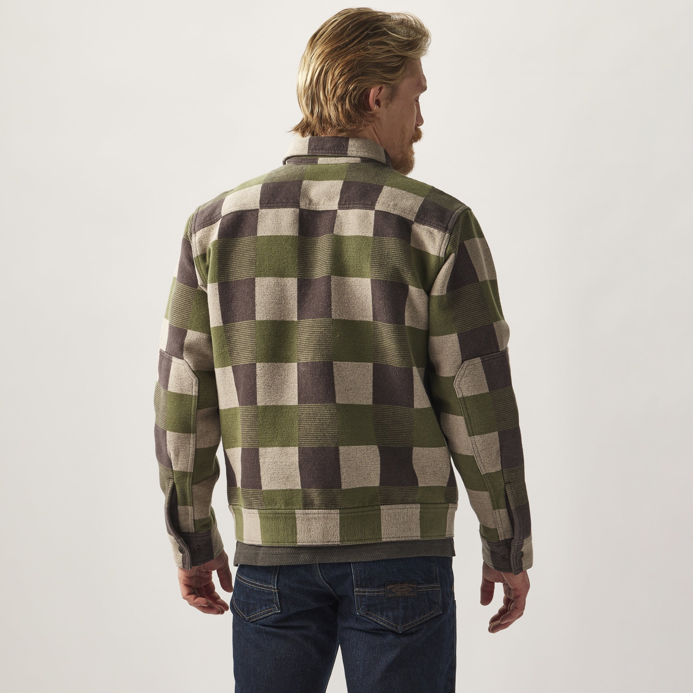 Beartooth Camp Jacket "Cinder/ Olive Check"