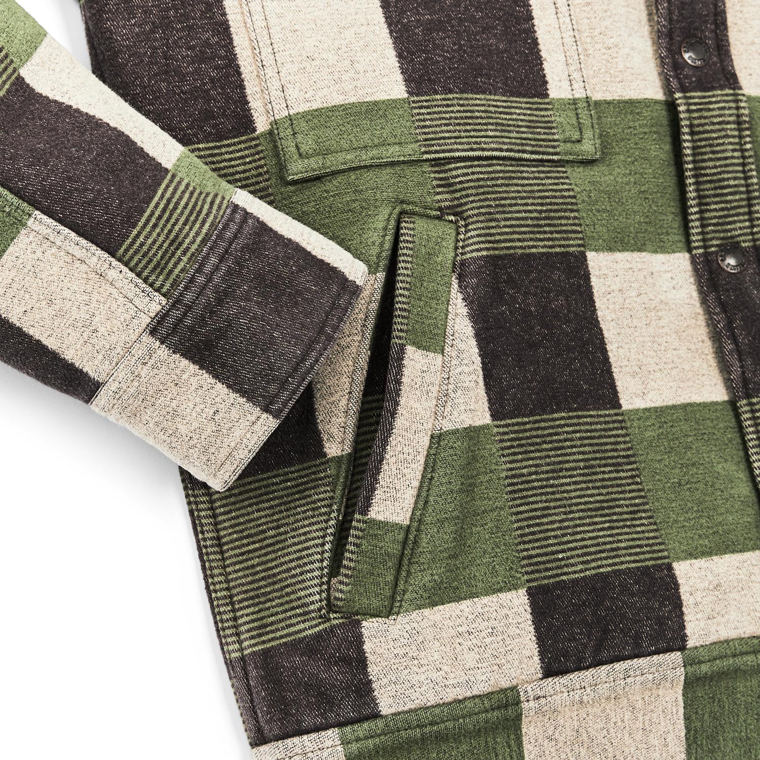 Beartooth Camp Jacket "Cinder/ Olive Check"