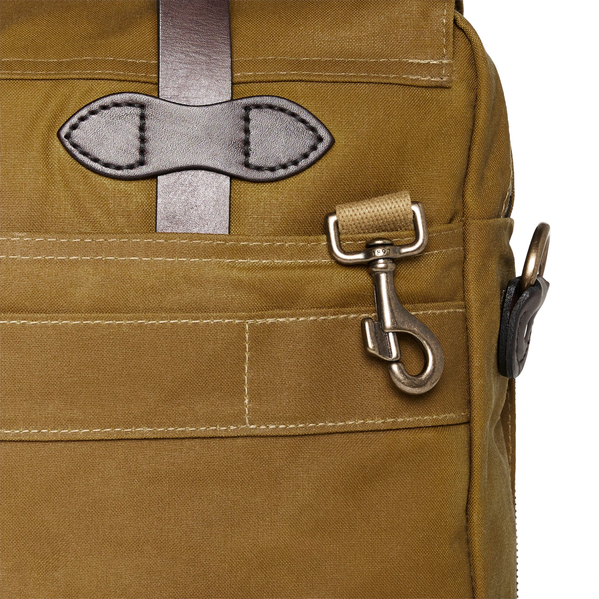 24-Hour Hour Tin Cloth Briefcase "Cinder"